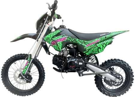 Питбайк BSE EX-125e 17-14 Max13 Green Pink Neon