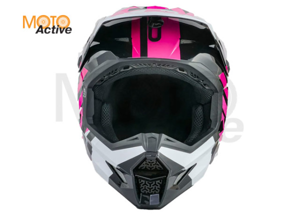 Шлем (кроссовый) FLY RACING KINETIC THRIVE, розовый/черный/белый (2021)