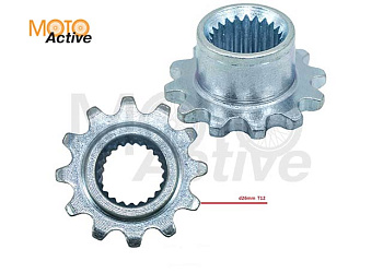 Звезда привода на электростартере YX 125, 140, 150 e-starter Питбайк, Альфа