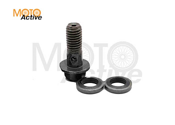 Болт М8x23 крепления шланга масляного охлаждения Питбайк, 1 шт.