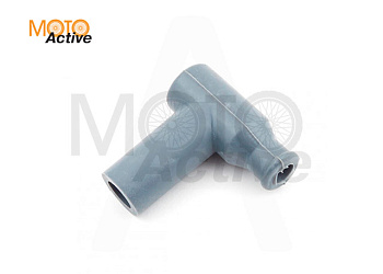 Насвечник мото (тюнинг) 90*, Т- образный (серый) "NJK"