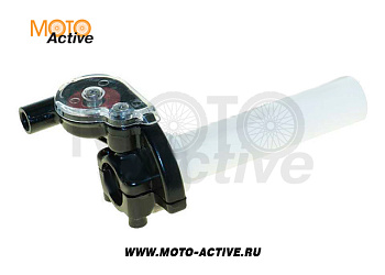 Ручка газа короткоходная пластиковая в сборе с крышкой