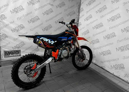 Питбайк Regulmoto SPITFIRE PRO 19/16, 140cc (черный-оранжевый)