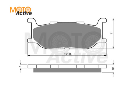 Тормозные колодки GOLD FREN Sintered S3 048