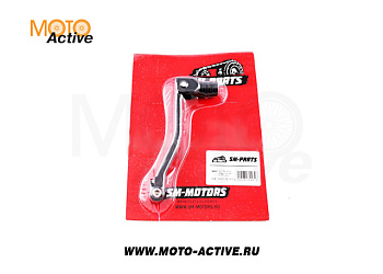 Рычаг переключения передач алюминиевый SM-PARTS черный