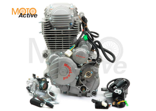 Двигатель 300см3 172FMM-3A (CB250-F BB300 D-75мм) ZS грм цепь,5ск (полный комплект)