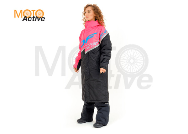 Плащ зимний Race Coat Woman Pink 2023