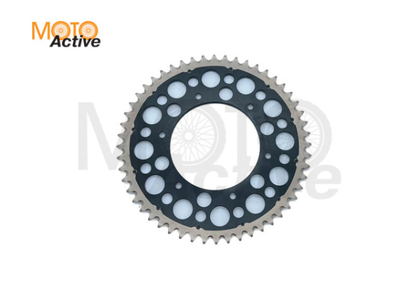 Звезда ведомая биметаллическая GR1, GR7 ( JT R897) 520-52 черная NIBBI