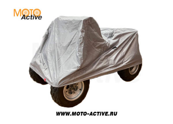 Чехол для квадроцикла ОКСФОРД 240 разм. M (средний) черный с серым WildTrack