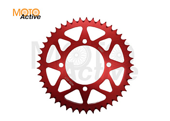 Венец, звезда ведомая (428H-45) X-TECH PIT BIKE 125-190 4х90х76 алюминиевая с самоочисткой