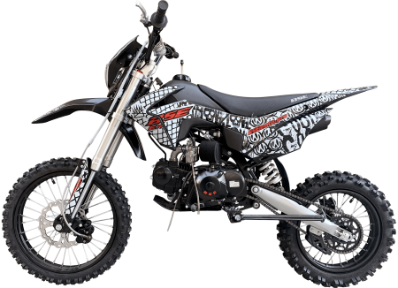 Питбайк BSE EX-125e 14/12 Max13 White Red Питбайк BSE EX-125e 14/12 Max13 White Red