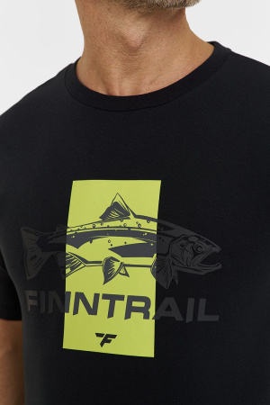 Футболка FINNTRAIL Fish 6718 BlackYellow