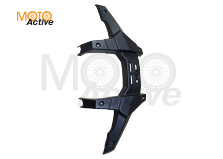 Облицовка передняя центральная (бампера), цвет черный РР