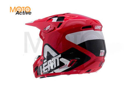 Кроссовый шлем с очками Leatt 3.5 V24 Red