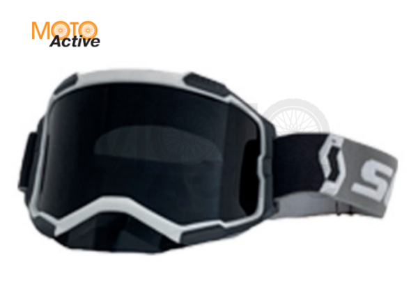 Очки Scott (черно-серо-белые с темной линзой)