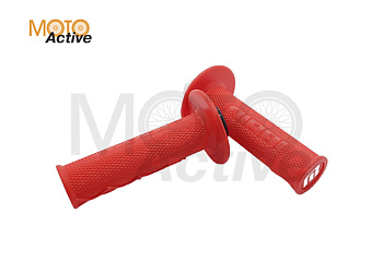 Ручки руля (грипсы) NIBBI Racing "Lock-on" (Красные)