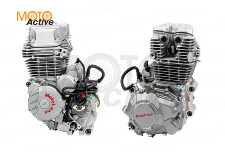 Двигатель 250см3 172FMM-6A (4 клапана) CB250-F (72x61,4) Zongshen грм цепь, 5ск