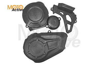 Крышки защитные на двигатель ZS PR c балансирным валом Regulmoto Чёрный