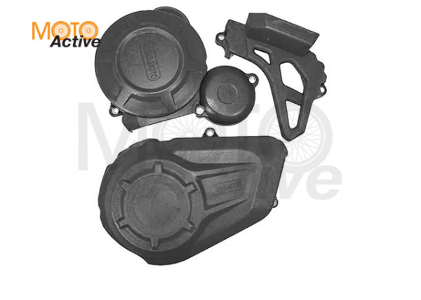 Крышки защитные на двигатель ZS PR c балансирным валом Regulmoto Чёрный