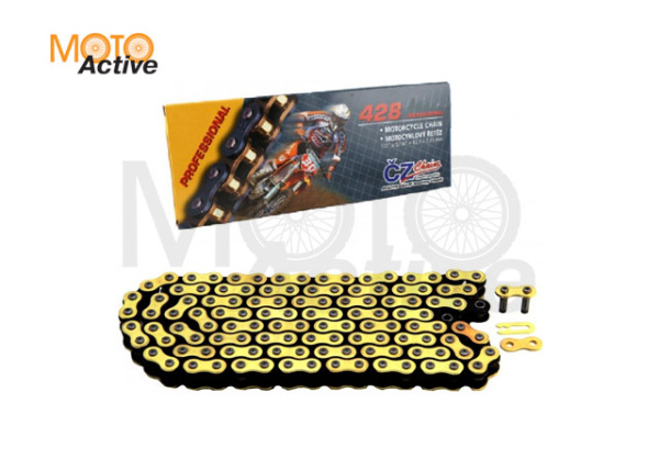 Цепь привода CZ Chains 428 MX Gold - 130