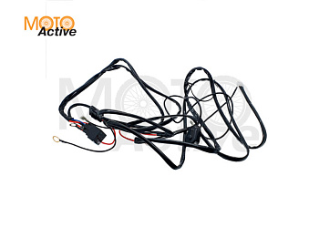 Комплект проводки для подключения 2-х дополнительных LED-фар (с кнопкой, реле 40А)