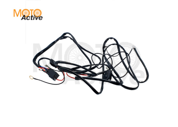 Комплект проводки для подключения 2-х дополнительных LED-фар (с кнопкой, реле 40А)