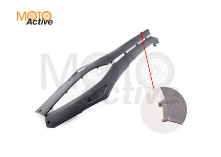 Нижние боковые обтекатели (лыжи) Honda DIO AF27/28 (черный) "KOMATCU"