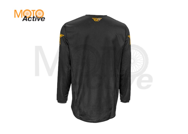 Джерси FLY RACING KINETIC ROCKSTAR 2022 черная/золотая