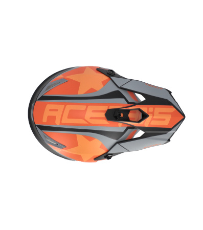 Шлем детский (кроссовый) Acerbis IMPACT STEEL JUNIOR Black/Orange