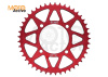 Звезда трансмиссии (задняя) питбайк 428-45T (аллюминиевая, красная) d-76mm, L-92mm"BEEZMOTO"