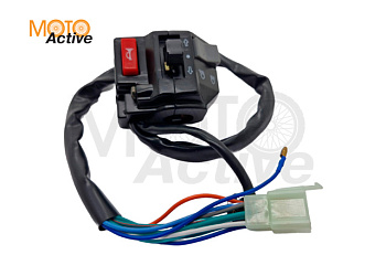 Блок кнопок руля (левый) Zongshen ZS200GS "KOMATCU" (mod.A)