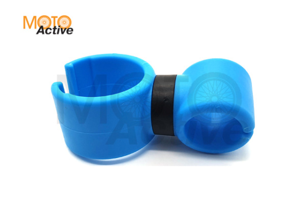 Держатель для телефона на руль (поворотный, синий) "LL"