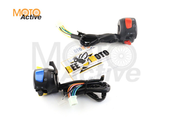 Блоки кнопок руля (пара) Zongshen ZS125J (черные) "BEEZMOTO"