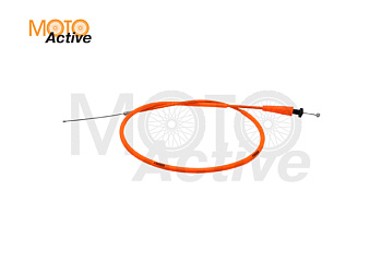 Трос газа 930 130 NIBBI 4T (Cross CB ) возд.охлаждение (L930 мм, общая длина 1060 мм) (Оранжевый)