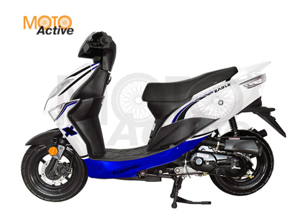 Скутер Regulmoto EAGLE 50 (LJ50QT-3L) ,Белый/синий