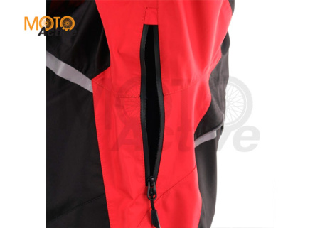 Мембранная куртка QUAD PRO BLACK-RED 2021