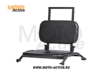 Диван с обивкой из кож.заменителя для саней к мотобуксировщику с металлическим каркасом  в сборе