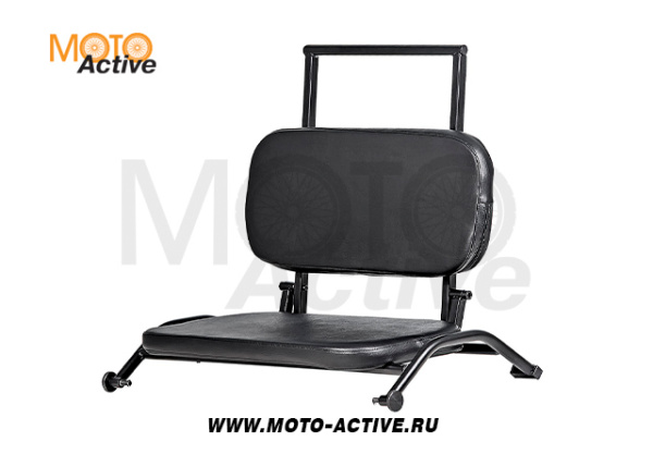 Диван с обивкой из кож.заменителя для саней к мотобуксировщику с металлическим каркасом  в сборе