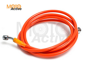 Шланг гидравлический тормозной (армированный) L=2000 d=10мм красный