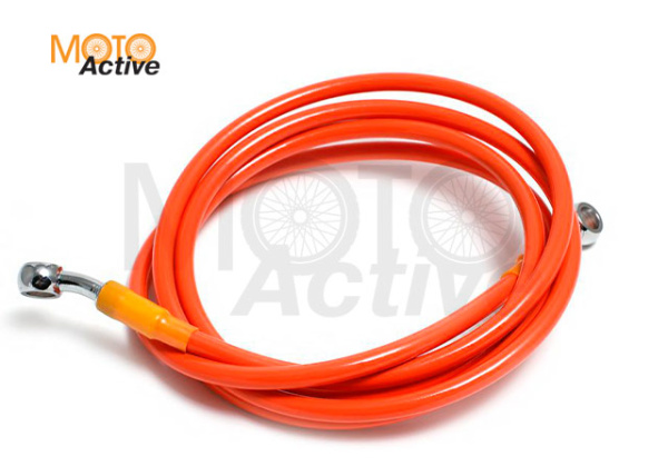 Шланг гидравлический тормозной (армированный) L=2000 d=10мм красный