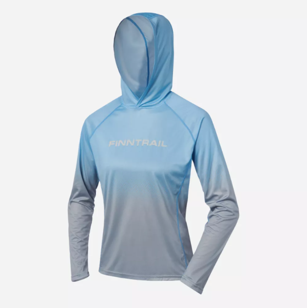 Лонгслив женский FINNTRAIL Venus Hood W 6621 LightBlue