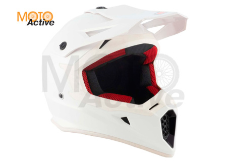 Шлем (кроссовый) Origine HERO Solid, белый глянцевый