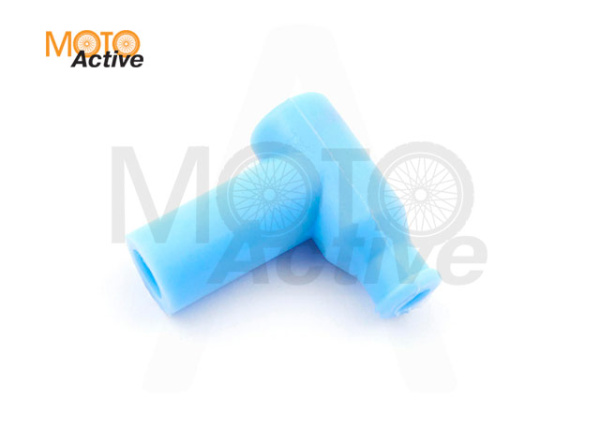 Насвечник мото (тюнинг) 90*, Т- образный (голубой) "NJK"