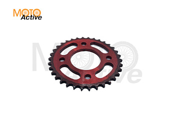 Венец, звезда ведомая (428-34) CG/CB 4х90х58 красная