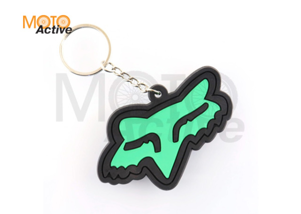 Брелок резиновый (зеленый) FOX
