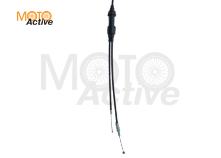 Трос газа (двойной прямой, для карбюратора с ускорителем) 250см3 L=1185 SM-PARTS