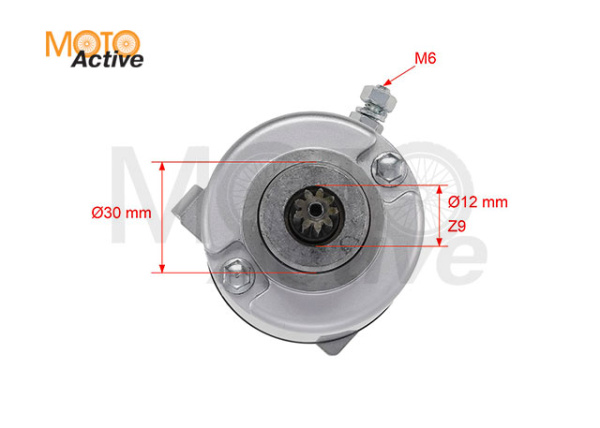 Электростартер двиг. 166FMM (9 зубов) SM-PARTS