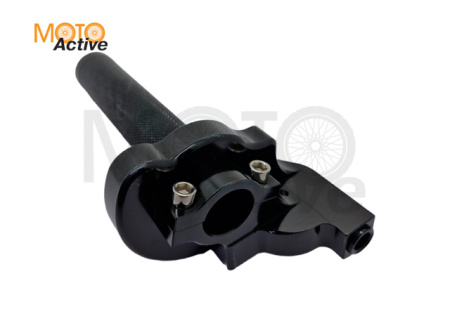 Ручка газа IGP CNC 7075 короткоходная Professional (Черный, IGP-026-4)