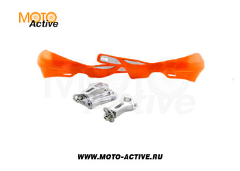 Защита рук (пара) HP03 оранжевые армированные SM-PARTS