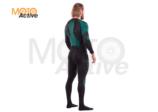 Термофутболка DF 3DThermo Green с длинный рукавом